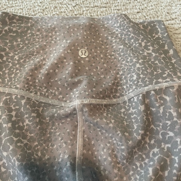 Lululemon Align Pant 28" High-Rise Engineer Print City Camo Silver Drop Multi 4 - Picture 4 of 8